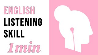 [1 min] English Listening Practice A1