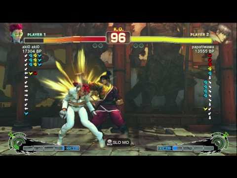 aki0 aki0 [Viper] vs papatiwawa [Guy] SSF4 Japanese Online Ranked Matches - TRUE-HD