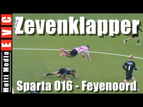 Zevenklapper bij derby Sparta O16 - Feyenoord