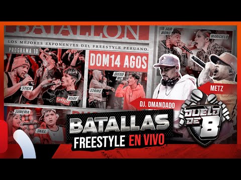 DUELO DE 8 - Programa 10 "Batallas de Freestyle en vivo"