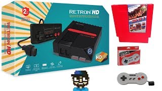 RETRON 1 HD - 500 IN 1 NES MULTI CART - UNBOXING - TEST