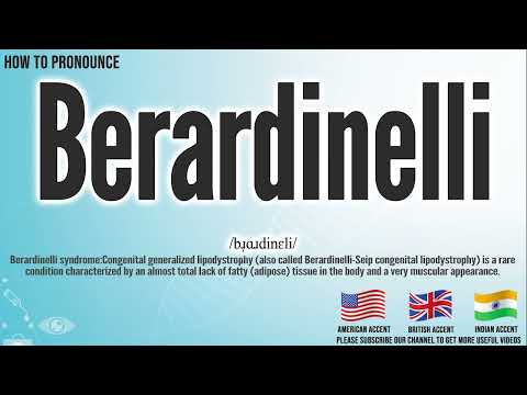 Berardinelli Pronunciation | How to Pronounce (say) Berardinelli CORRECTLY | Medical Meaning