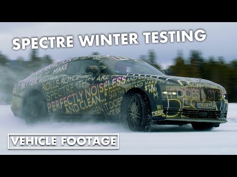 Rolls-Royce Spectre winter testing