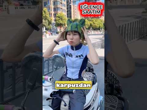 Yeni Trend MOTOR KASKIM 🤪😅 #shorts #keşfet