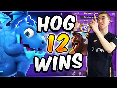 HOG RIDER LIGHTNING IS BACK! EASY 12 WINS DECK — Clash Royale