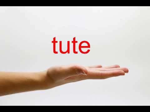How to Pronounce tute - American English