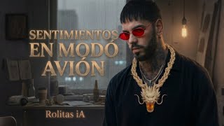 SENTIMIENTOS EN MODO AVIÓN ✈️💔 Anuel AA Type [Azael R] - (Rolitas iA) [Vídeo Lyrics]