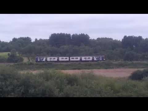 Class 150/2 passing between Whitwood and Methley Junction