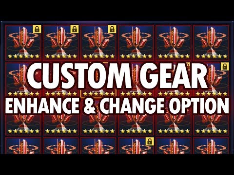 Custom Gear Enhancing + Change Option - MARVEL Future Fight