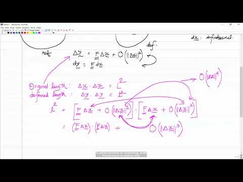 9. Longitudinal strain for general deformation