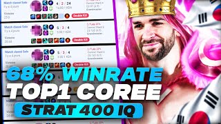 IL MONTE RANK 1 CORÉE avec 70% WINRATE AVEC CETTE STRAT 400 IQ ! (SECRET OP)