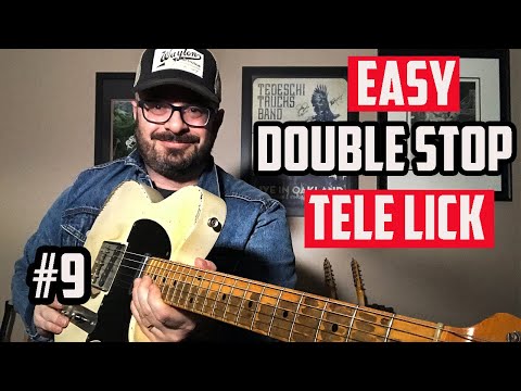 Easy to learn Country Guitar Lick #9 Double Stop Lick in E