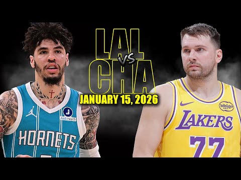 Los Angeles Lakers vs Charlotte Hornets Full Game Highlights - January 15, 2026 | NBA Season