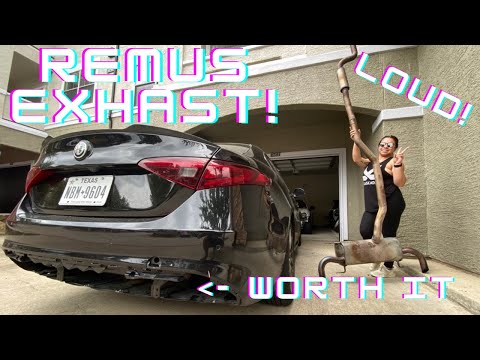 Best Exhaust for Alfa Romeo Giulia !!! #Remus