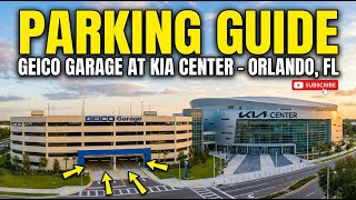 Parking at The GEICO Garage at the Kia Center - Orlando, Florida