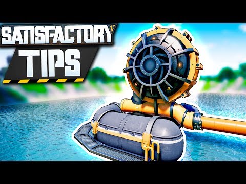 5 ESSENTIAL Satisfactory Water Pipes Tips and Tricks!