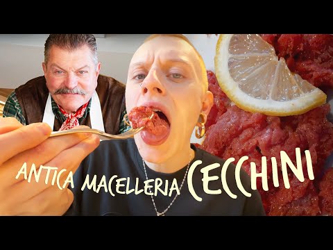 A pranzo da DARIO CECCHINI all'ANTICA MACELLERIA più famosa d'Italia 🥩🍷