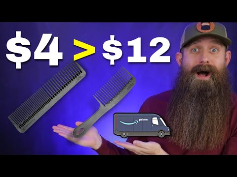 Best Beard Comb Value EVER [Chicago Combs] PET Carbon...