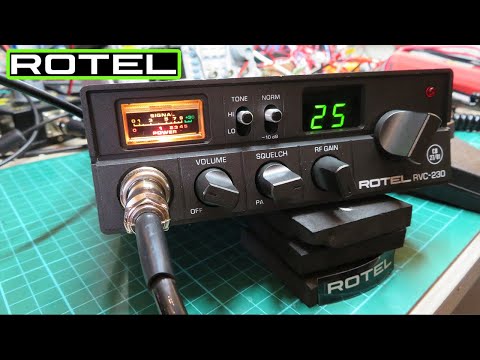 THE ROTEL RVC-230 - FROM DUST TO A MUST HAVE ! - REPAIR - TUNE AND TEST - THE BEST CB FROM THE 80S?