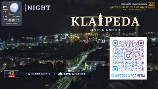 4K LIVE Klaipeda, Lithuania 🌙 Sleep Music & Relaxation | Quiet Rooftops