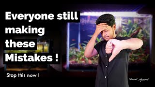 This is why your Aquascape isn't looking Good !  AQUASCAPING MISTAKES to avoid as a BEGINNER !