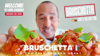 How to Make Italian BRUSCHETTA and the BREAD! 🥖 #Bruschetta #ItalianFood #HomemadeBread #EasyRecipe