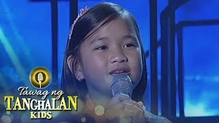 Tawag ng Tanghalan Kids: Kate Campo | Hulog Ng Langit