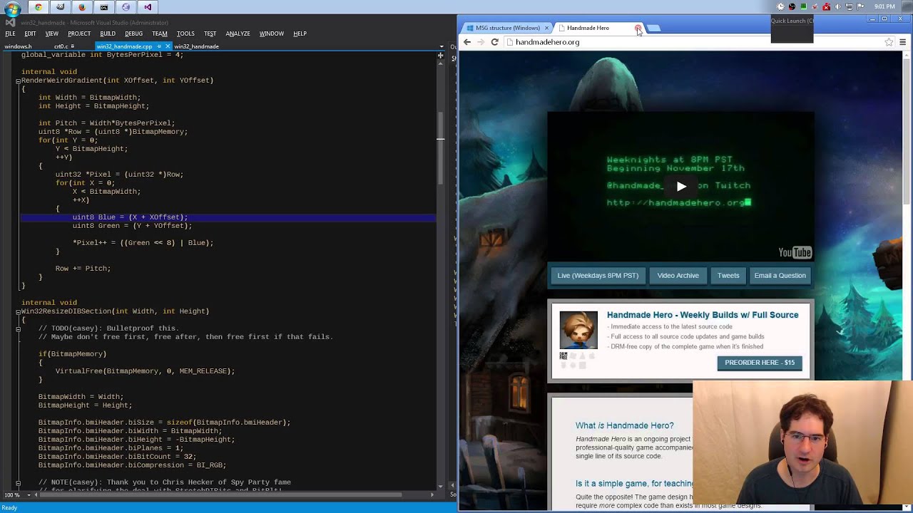 Handmade Hero Day 004 - Animating the Backbuffer