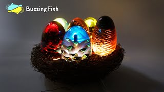 🏮 Amazing Night LAMP From Resin and Pine Cones / Resin Dragon Egg | Resin ART 🏮