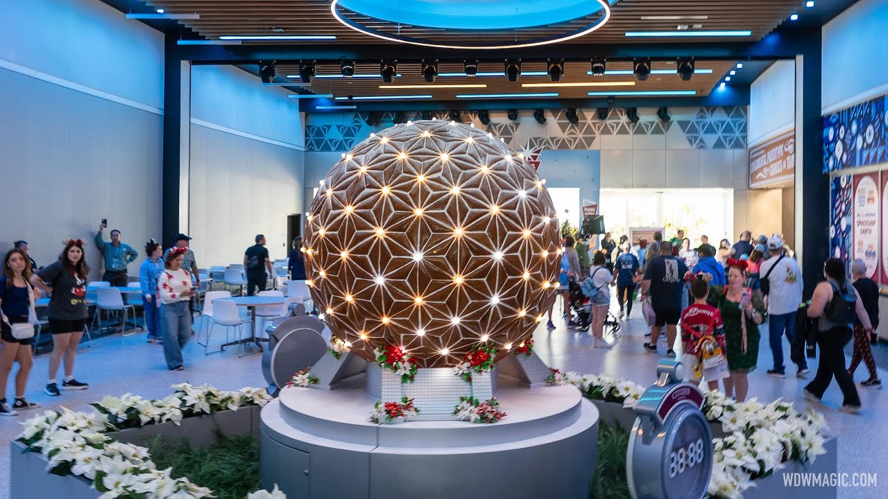 Gingerbread Spaceship Earth at EPCOT