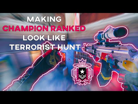 Making CHAMPION Ranked Look Like Terrorist Hunt Ranked Highlights - Rainbow Six Siege