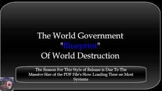 "The World Government "Blueprint""