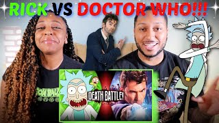 DEATH BATTLE! Rick Sanchez VS The Doctor (Rick and Morty VS Doctor Who) REACTION!!!