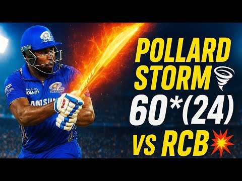Pollard 60*(24) vs RCB | HighlightsRoom | IPL 2020 #trending 