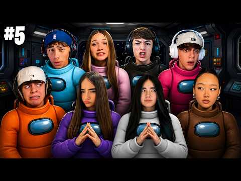 AMONG US con TIKTOKERS #5 | LA NAVE ES UN DESASTRE 💀