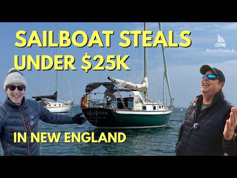 Top 10 Sailboats Under $25,000 You NEED to See! | New England | EP149