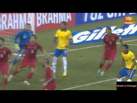Brazil vs Portugal 3-1 september 7th 2013
