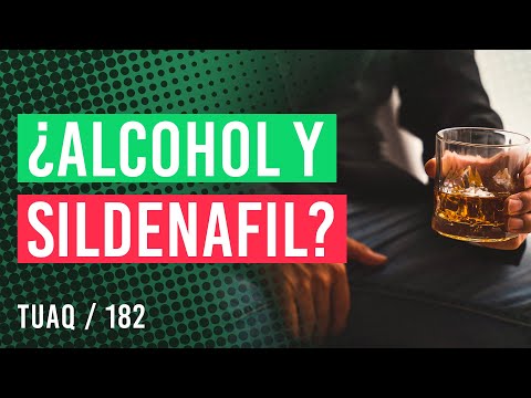 ¿Se puede tomar alcohol y sindenafil?