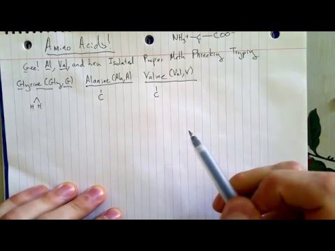 Memorize 20 Amino Acids 1/3 - Non-Polar Side-Chains