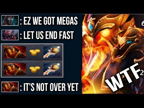 WTF 1200 Last Hit 2x Divine Rapier Ember vs Megacreeps Most Epic Comeback Toxic Talk Dota 2