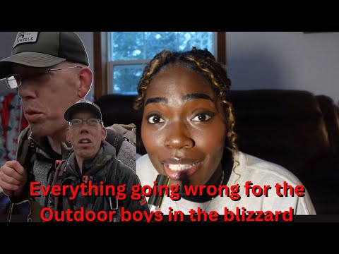 Outdoor Boys Pt 2 |  22 Miles in a Blizzard Without a Tent | REACTION