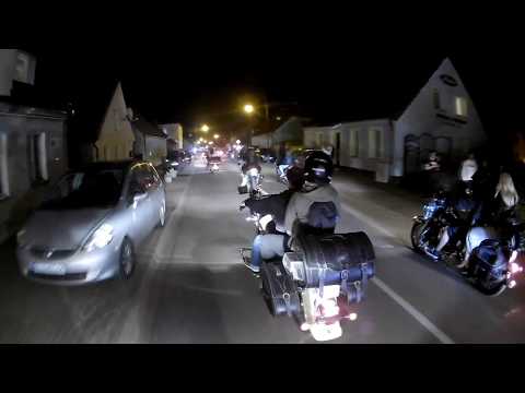 bike week łeba 2019 parada nocna z pochodniami cz1