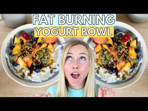 My FAT BURNING Yogurt Bowl!! [*Super* High Protein and EASY]