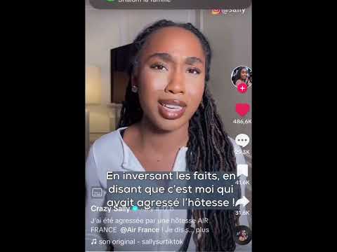 Crazy Sally a été agressée par une hôtesse de Air France