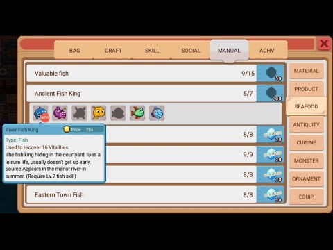 Harvest Town, Fish King part 5 "River Fish King: