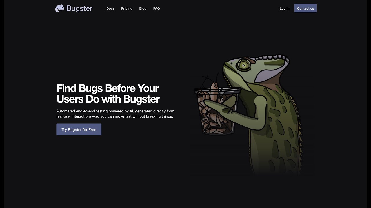 Bugster - Product Tour