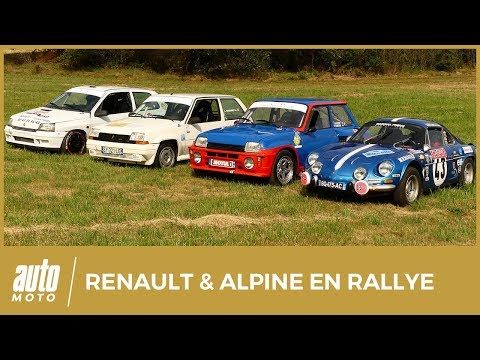 Alpine A110 vs Renault 5 turbo vs Clio 16S vs 5 GT turbo : légendes du rallye