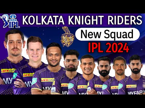 IPL 2024 - Kolkata Knight Riders Squad | KKR Team Squad IPL 2024 | IPL 2024 KKR Squad | KKR IPL 2024