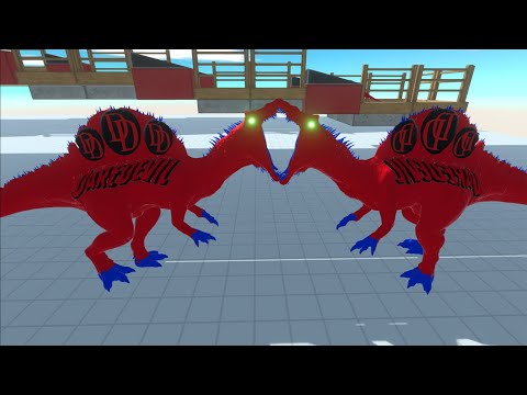 DAREDEVIL SPINOSAURUS DEATH RUN - Animal Revolt Battle Simulator
