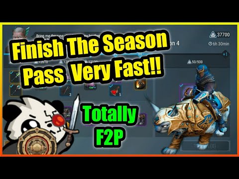 How To Finish The new Season Pass Very Fast | #Frostborn_Action_RPG #Season4 (description important)